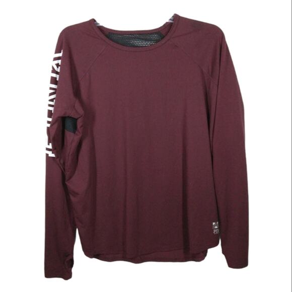 PINK Victoria's Secret Logo Long Sleeve Tee size XS - Picture 1 of 6